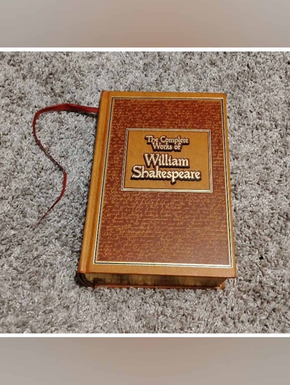 The Complete Works of William Shakespeare Leatherbound Edition